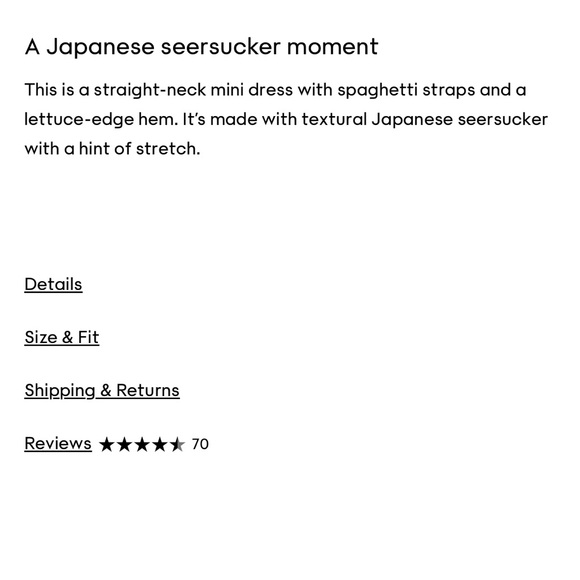 Aritzia Wilfred Jazz Mini Dress | Birch/Escape Gingham | Size M - Picture 12 of 15